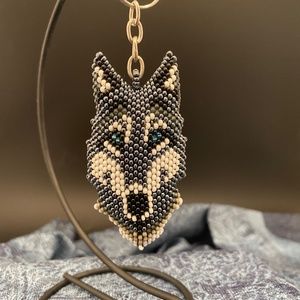 Wolf Keychain